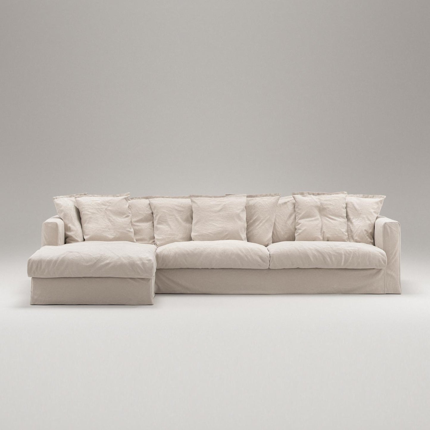 Decotique Le Grand Air 3-Seater Sofa Chaise Left Beige
