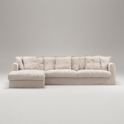 Decotique Le Grand Air 3-Seater Sofa Chaise Left Beige