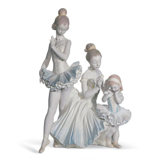 Love for Ballet Dancers Sculpture by Lladró
