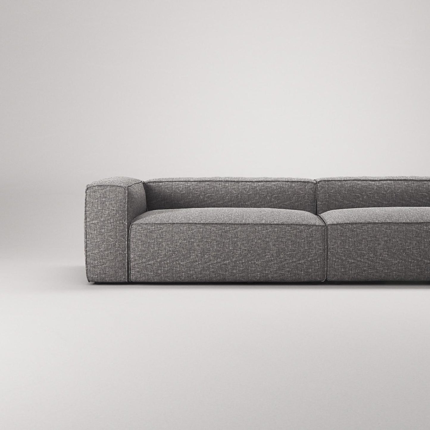 Decotique Grand 4-Seater Sofa Grey Marble
