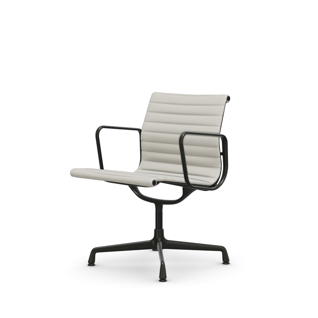 Aluminium Chairs EA 108 swivel – Conference (Cover material - Fabric Leather)