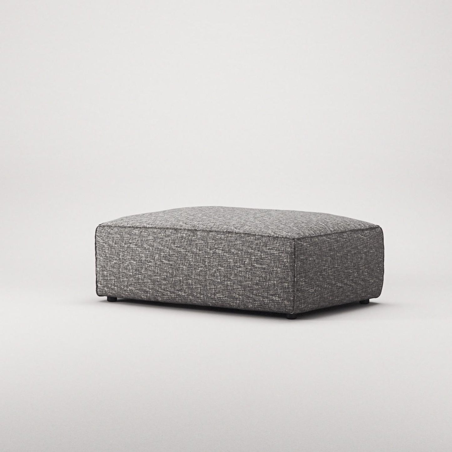 Decotique Grand Footstool Grey Marble