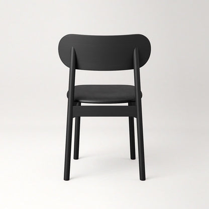 Decotique Elephant Dining Chair Black/Black Leather