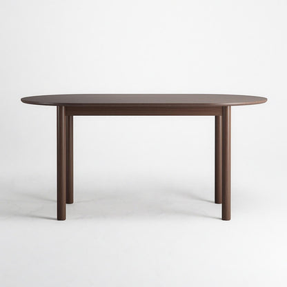 Department Wood Dining Table 90x160 cm Dark Oak