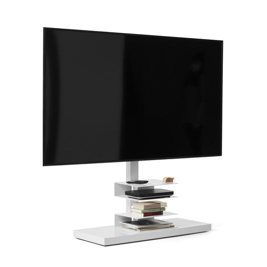 PTOLOMEO TV SMART - Floor mounted steel stand.