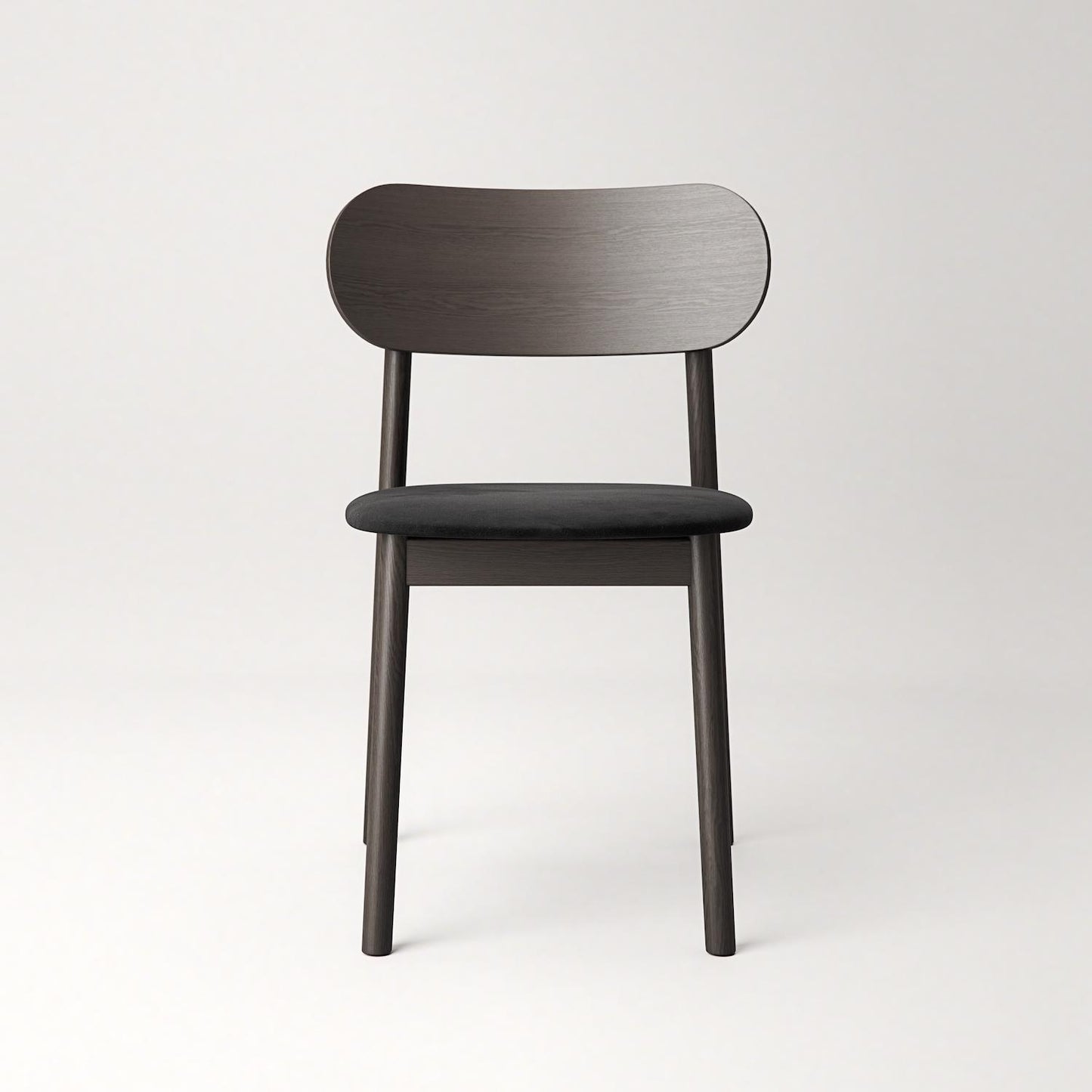 Decotique Elephant Dining Chair Dark Oak/Black Velvet