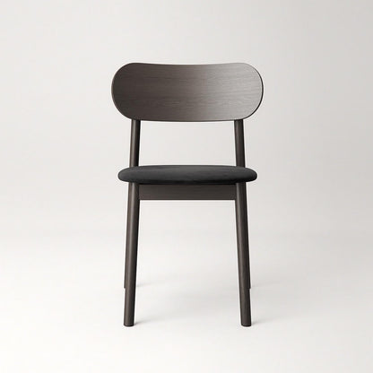 Decotique Elephant Dining Chair Dark Oak/Black Velvet
