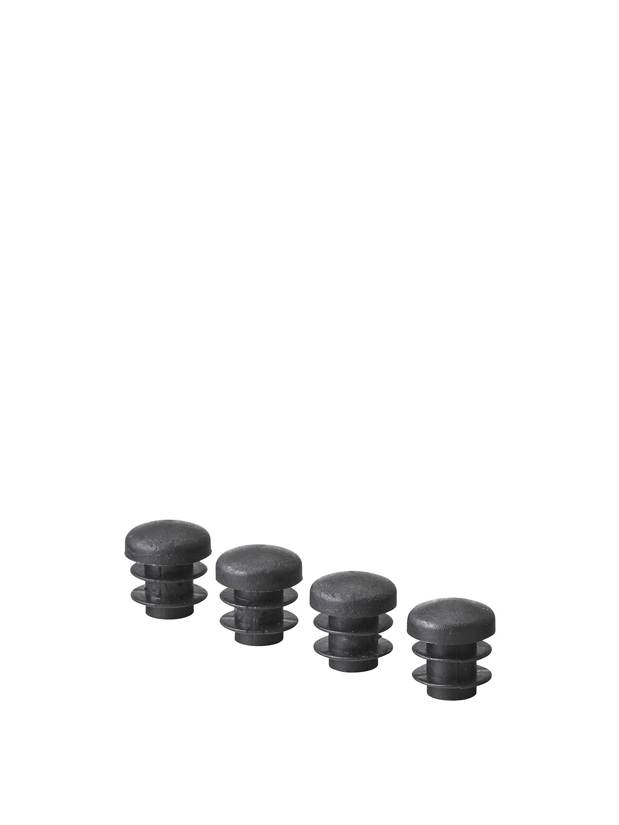1 Set Of 4 Pcs. Glides, Black For Nono Table by Audo Copenhagen