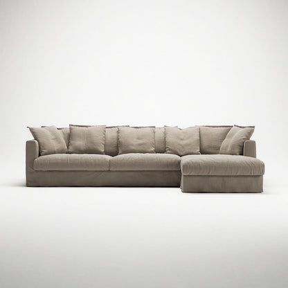 Decotique Le Grand Air 3-Seater Sofa Chaise Right Savage Linen
