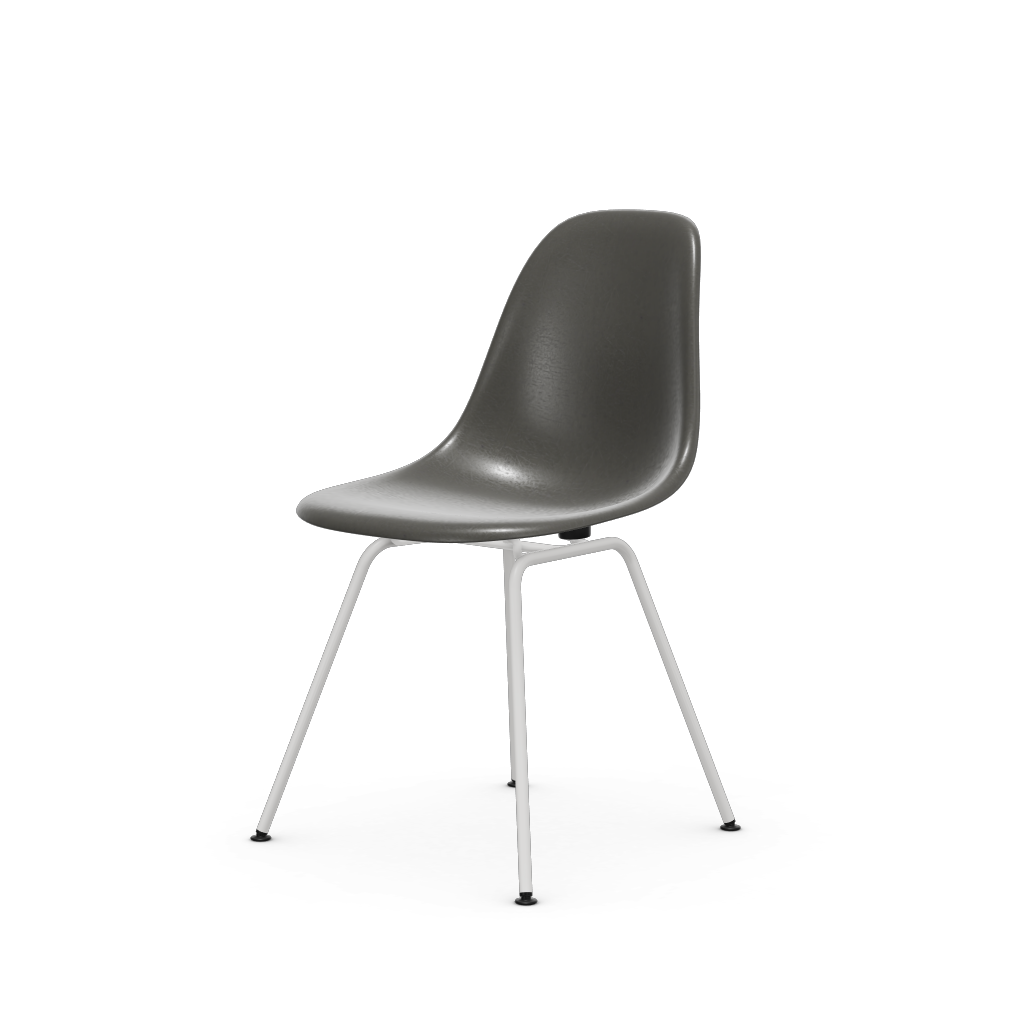 Eames Fiberglass Side Chair DSX (without upholstery).