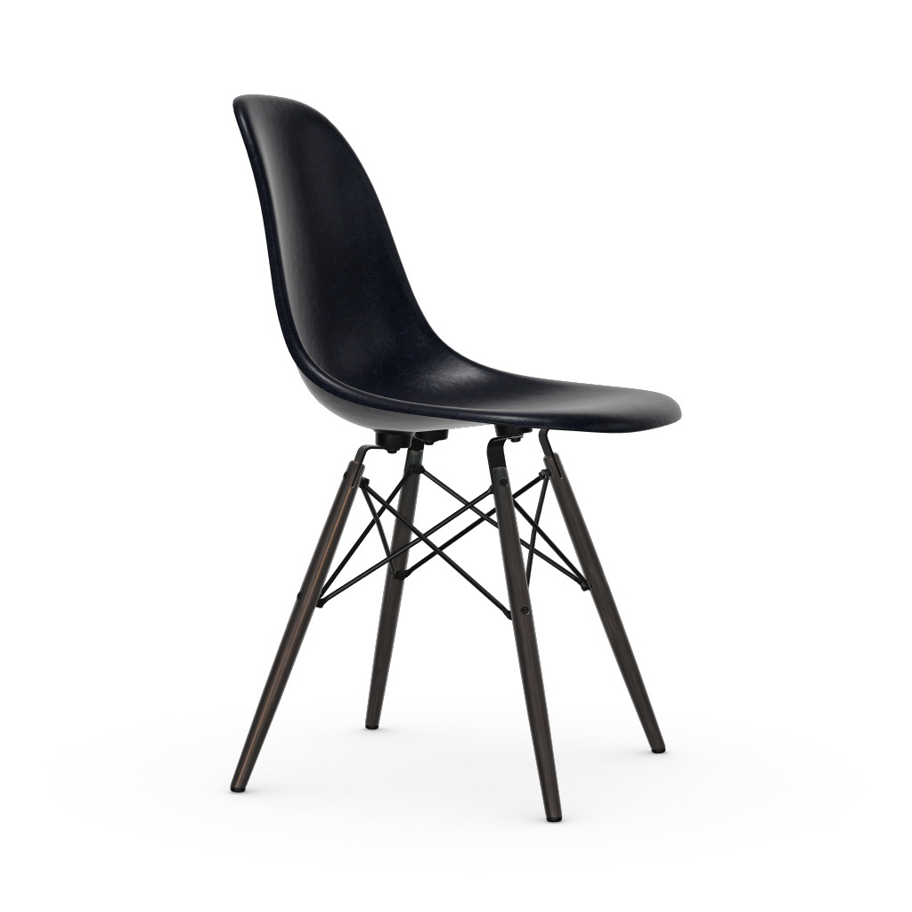 Eames Fiberglass Side Chair DSW (without upholstery).