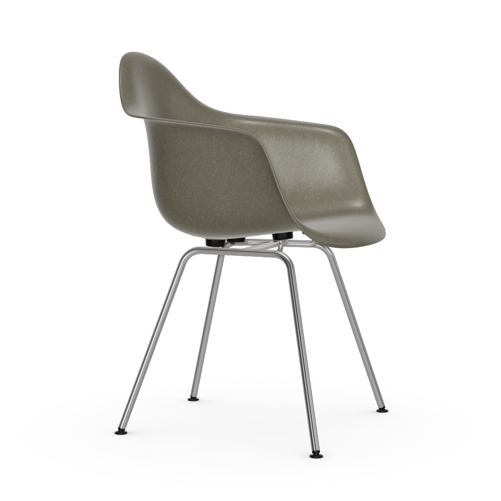 Eames Fiberglass Armchair DAX (without upholstery).