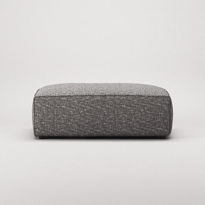 Decotique Grand Footstool Grey Marble