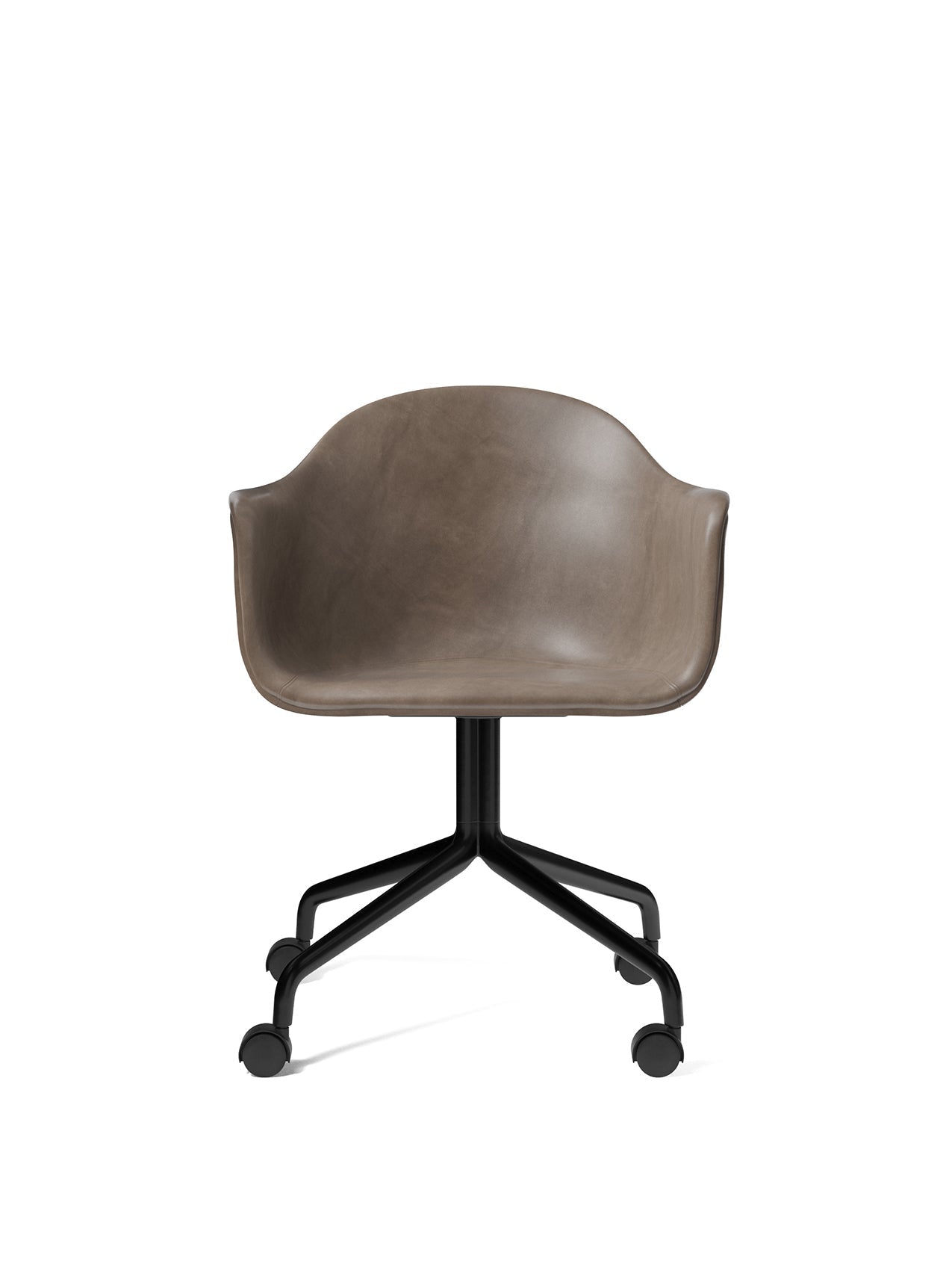 Harbour Dining Chair, Star Base, W/Casters, Upholstered by Audo Copenhagen