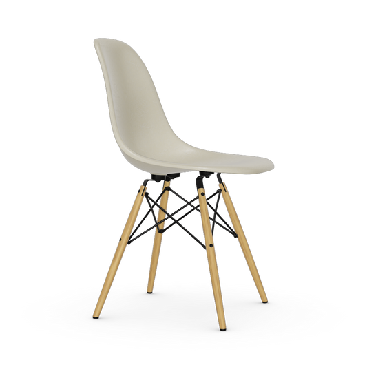 Eames Fiberglass Side Chair DSW (without upholstery).