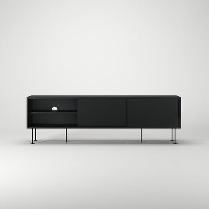 Decotique Vogue TV Bench With Legs 180 Anthracite/ Black