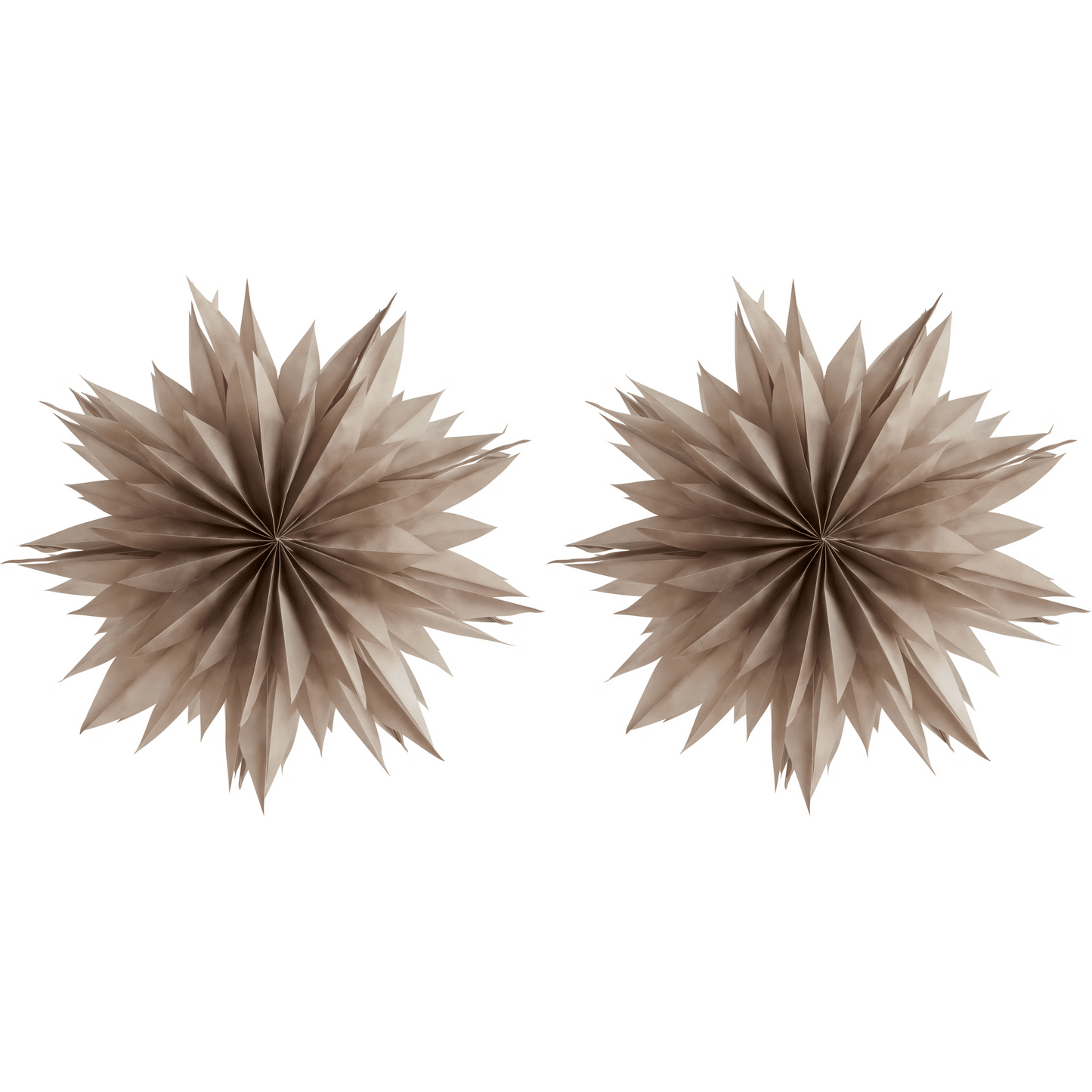 Department Nova Paper Star 50 Warm Grey Set of 2
