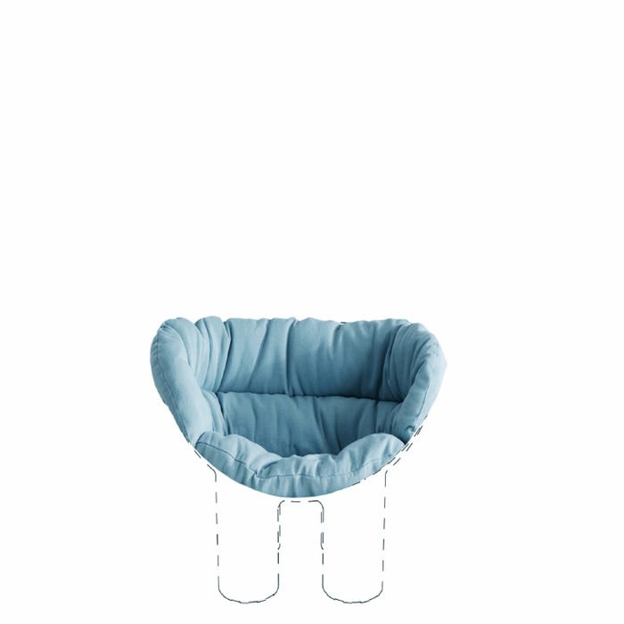 CUSHION ROLY POLY ARMCHAIR.