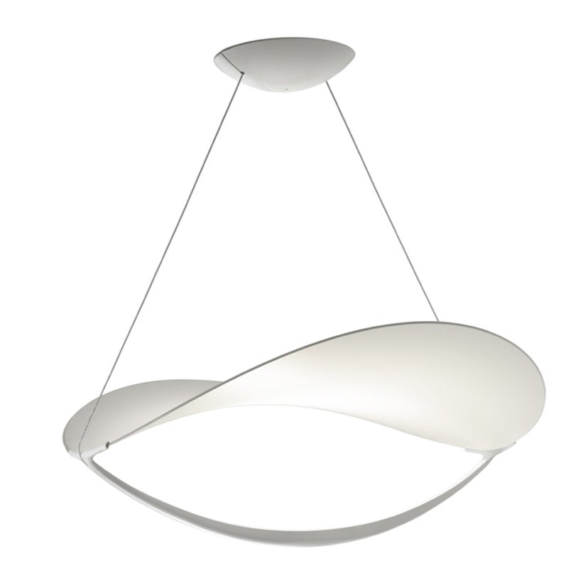 PLENA - LED aluminium and PVC pendant lamp.