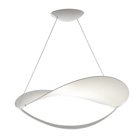 PLENA - LED aluminium and PVC pendant lamp.