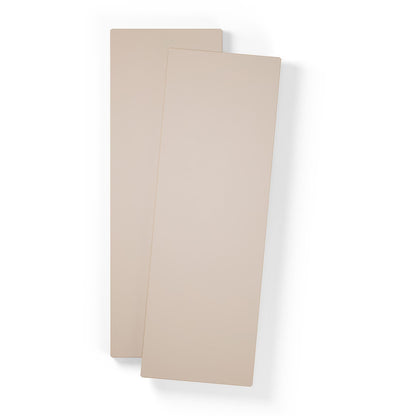 Department Shelf for Store Cabinet with 2 Doors Set of 2 Mushroom