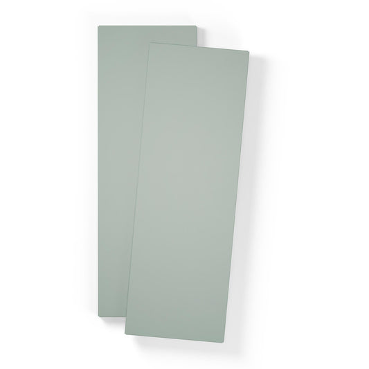 Department Shelf for Store Cabinet with 2 Doors Set of 2 Slate Grey