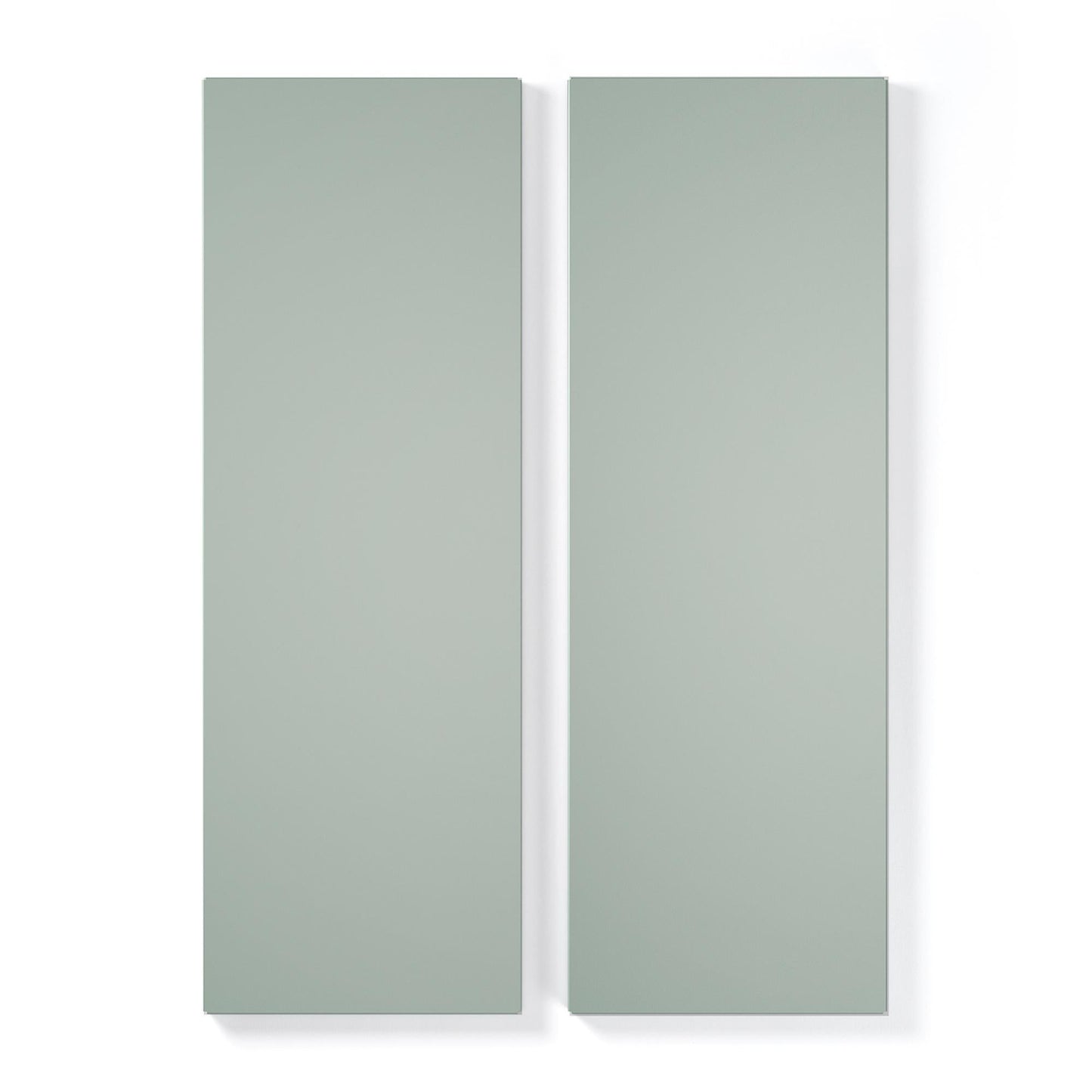 Department Shelf for Store Cabinet with 2 Doors Set of 2 Slate Grey