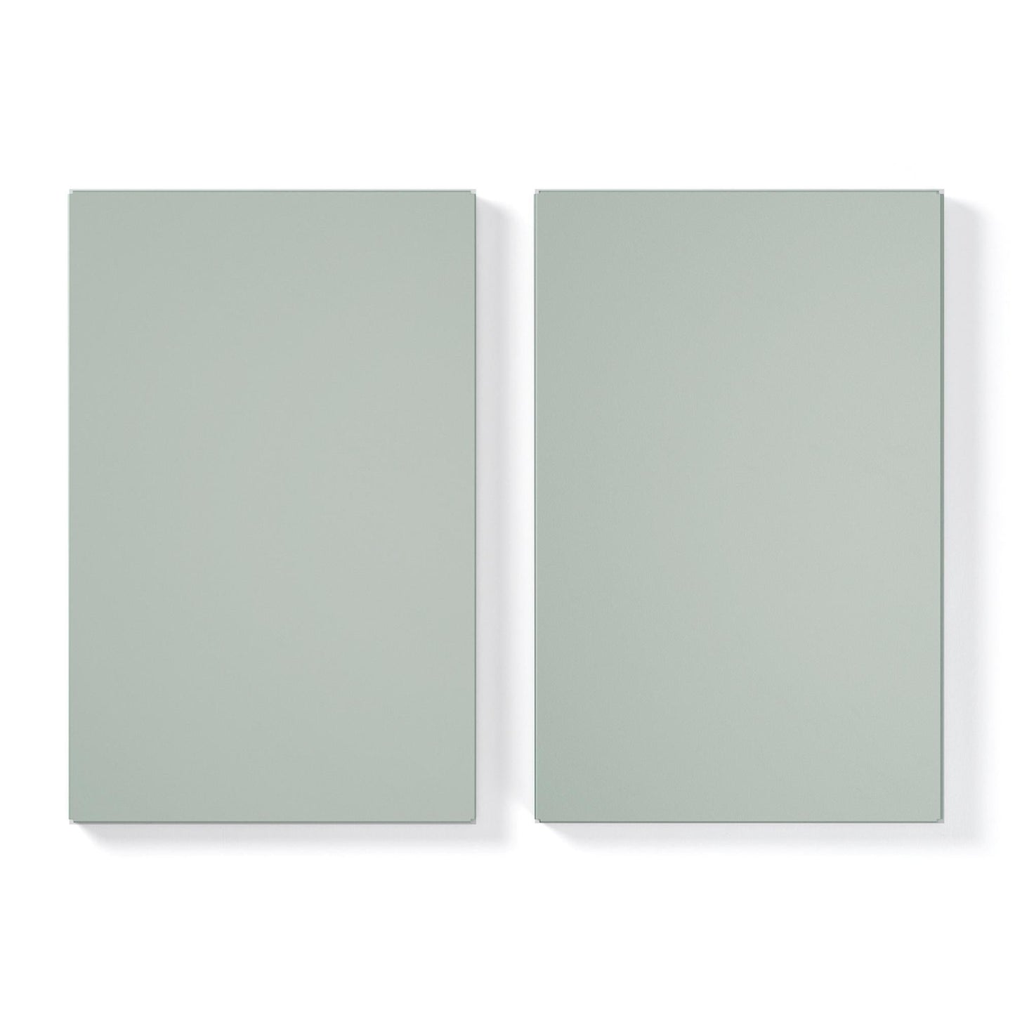 Department Shelf for Store Cabinet with 1 Door Set of 2 Slate Grey