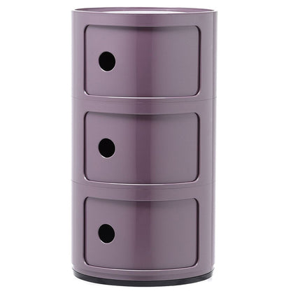 Componibili storage unit, 3 modules, purple