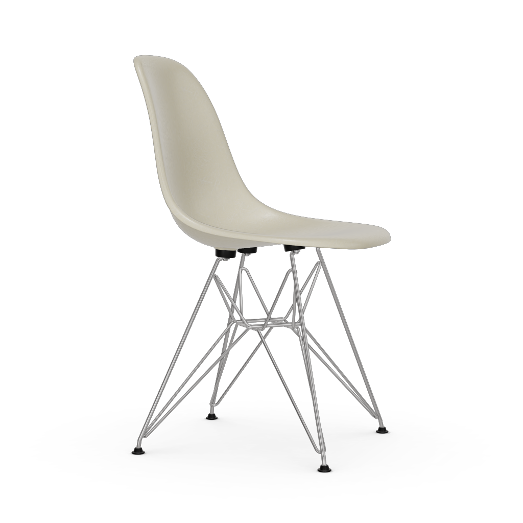 Eames Fiberglass Side Chair DSR (without upholstery).