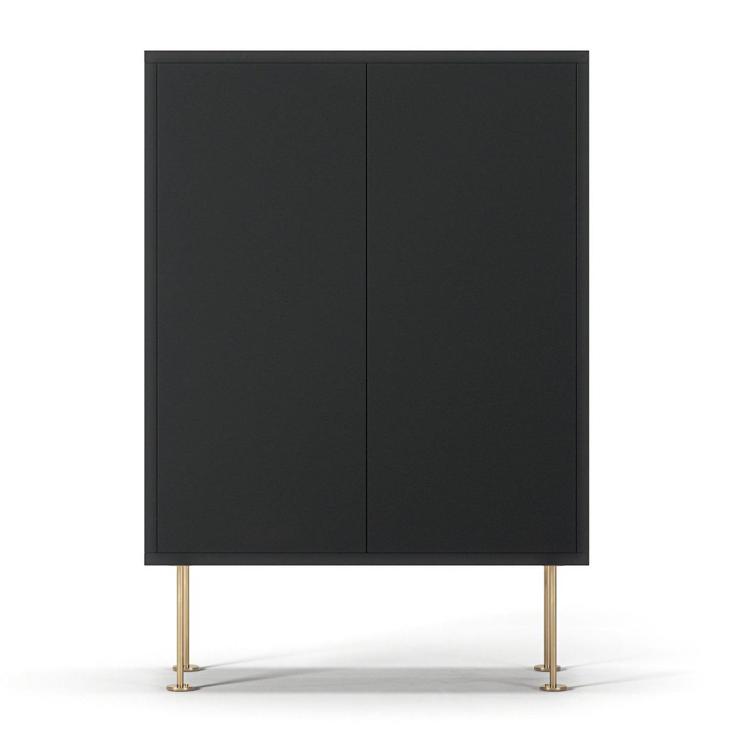 Decotique Vogue Cabinet 64 Anthracite Grey/Brass
