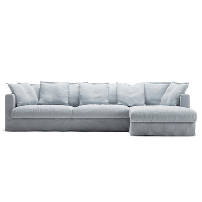 Decotique Le Grand Air 3-Seater Sofa Chaise Right Nordic Sky
