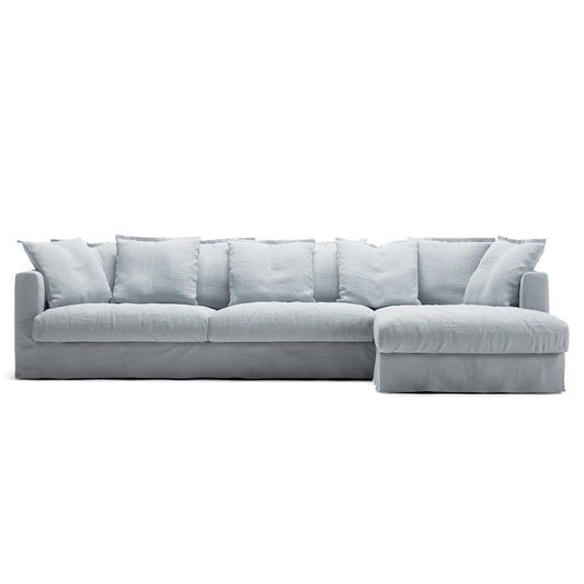 Decotique Le Grand Air 3-Seater Sofa Chaise Right Nordic Sky