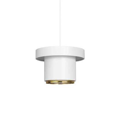 Artek Pendant Light A201 — white/brass