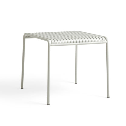 Palissade Square Table by Hay #Sky grey Powder coated Steel