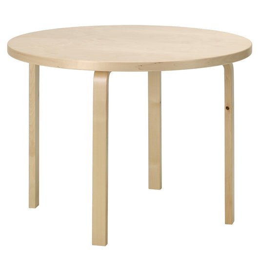 Aalto table 90A, wild birch