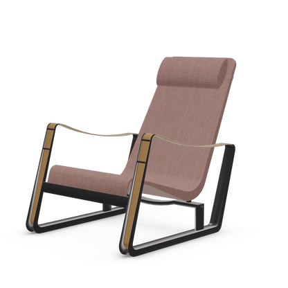 Cite Lounge Chair (deep black powder-coated (smooth)) by Vitra