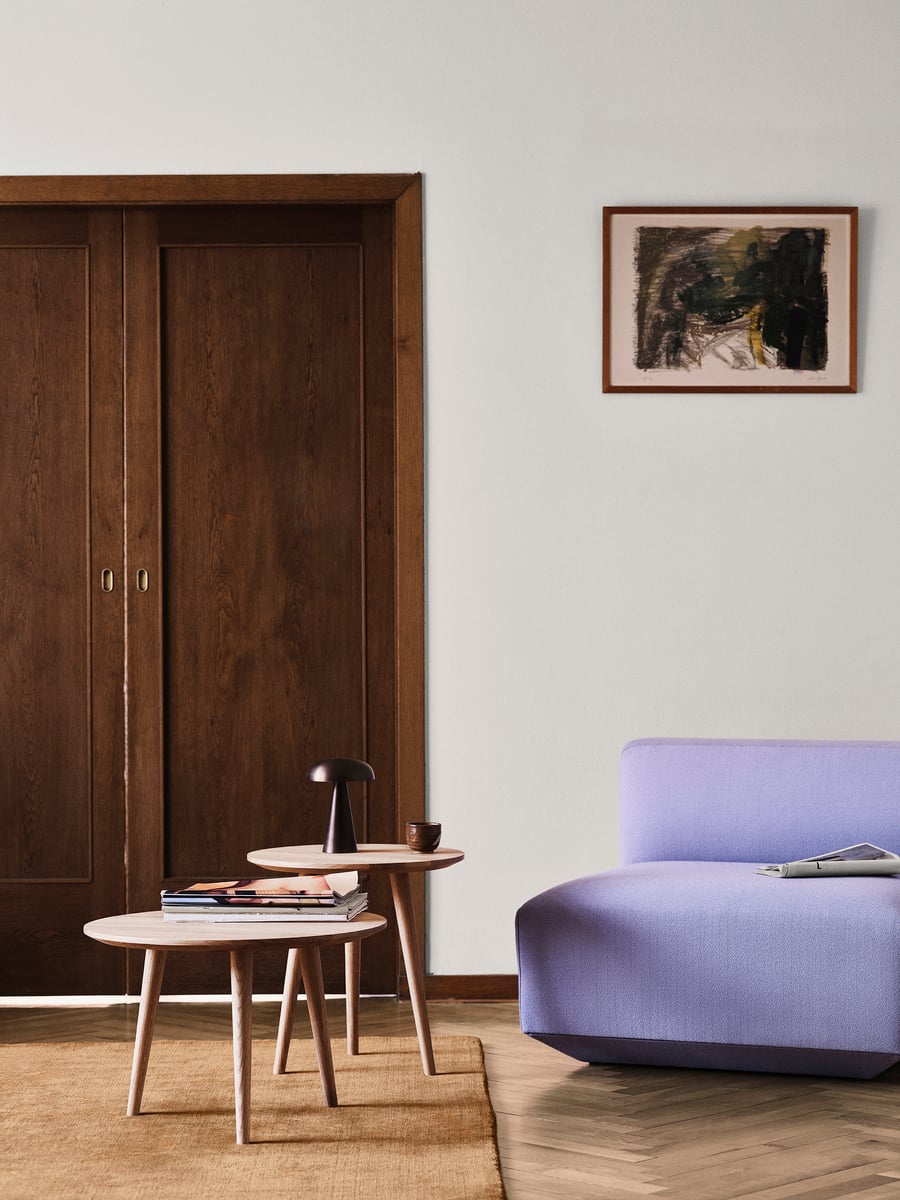 In Between SK14 lounge table, oiled oak