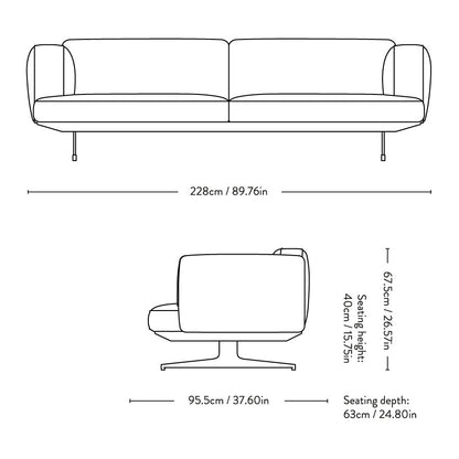 Inland AV23 - Upholstered Sofa.
