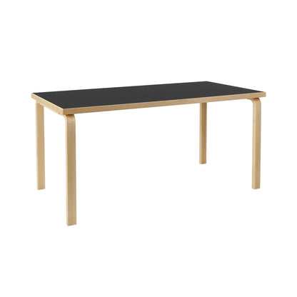 Artek Aalto Table 81A — birch/black linoleum