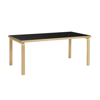 Artek Aalto Table 83 — birch/black linoleum