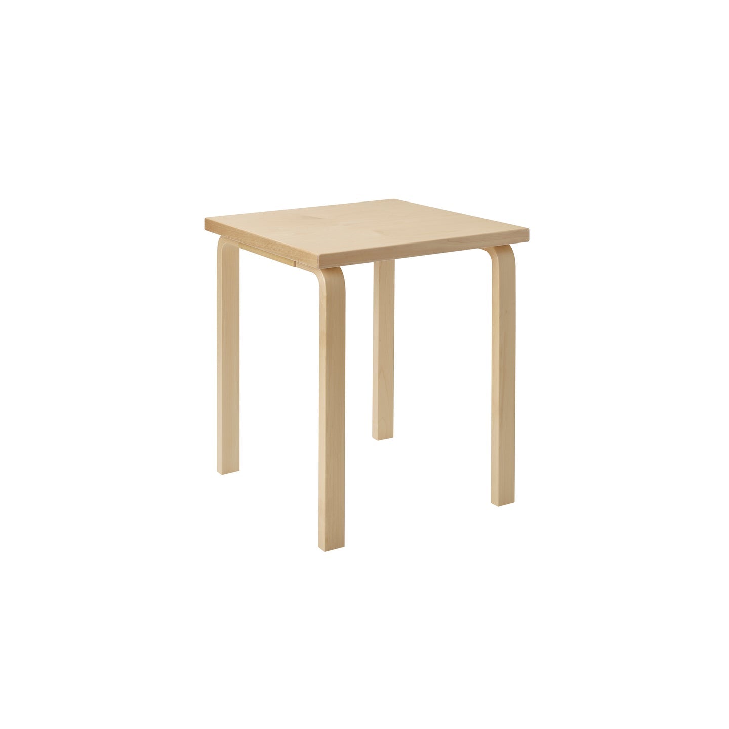 AALTO 80C - Square wooden table.