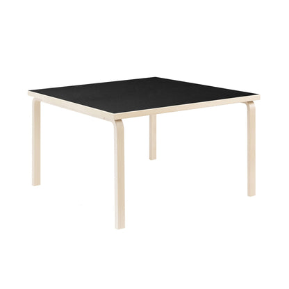 Artek Aalto Table 84 — birch/black linoleum