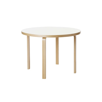 Artek Aalto Table 90A — birch/white laminate