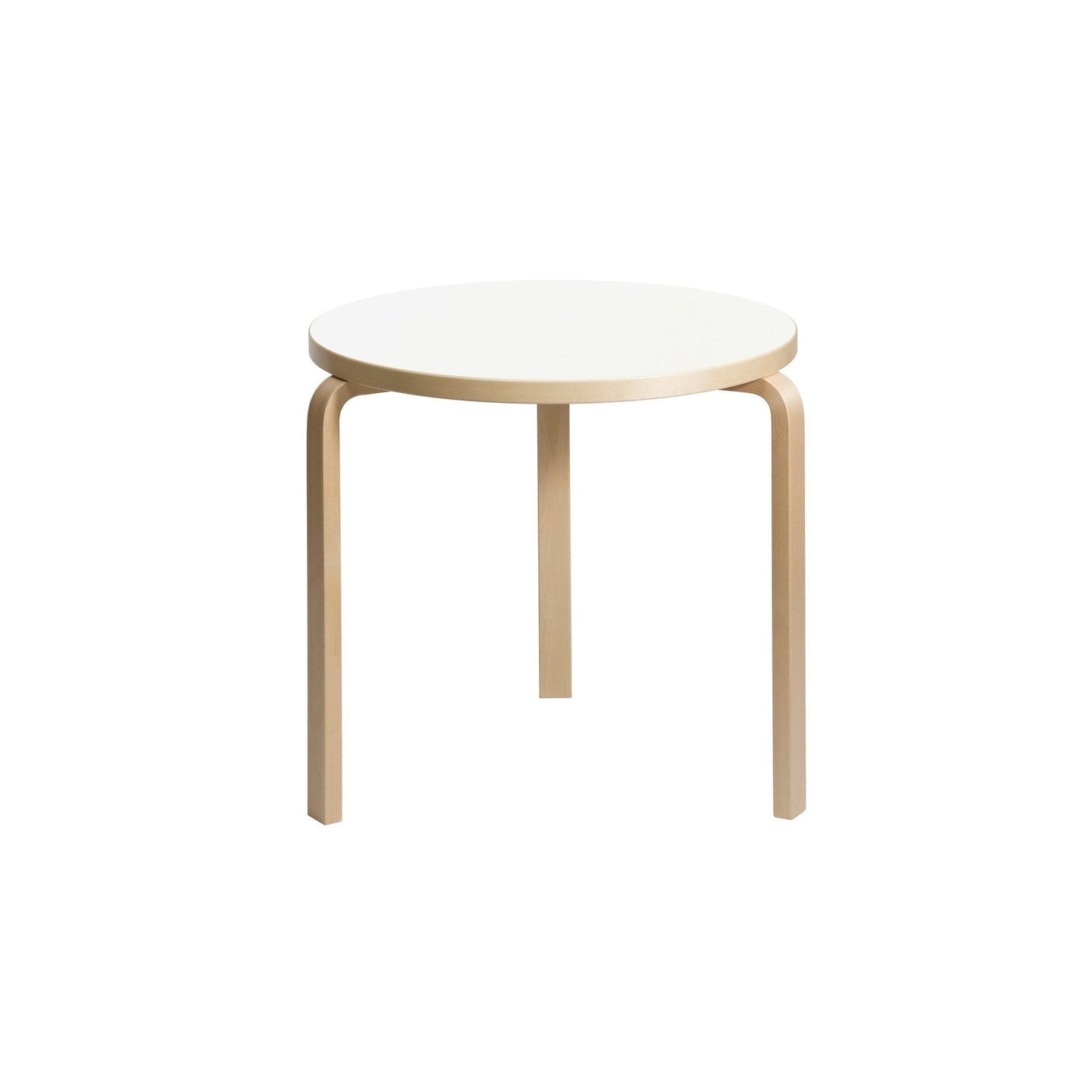 Artek Aalto Table 90B — birch/white laminate