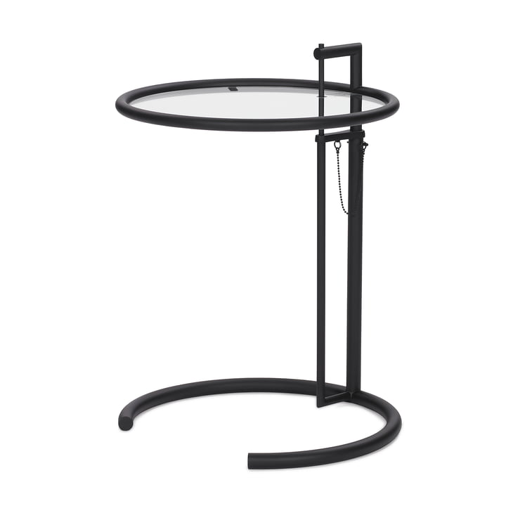 ADJUSTABLE TABLE E 1027 - Height-adjustable side table.