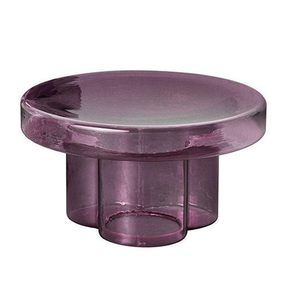 Soda - Round Blown Glass Coffee Table by Miniforms #Amethyst