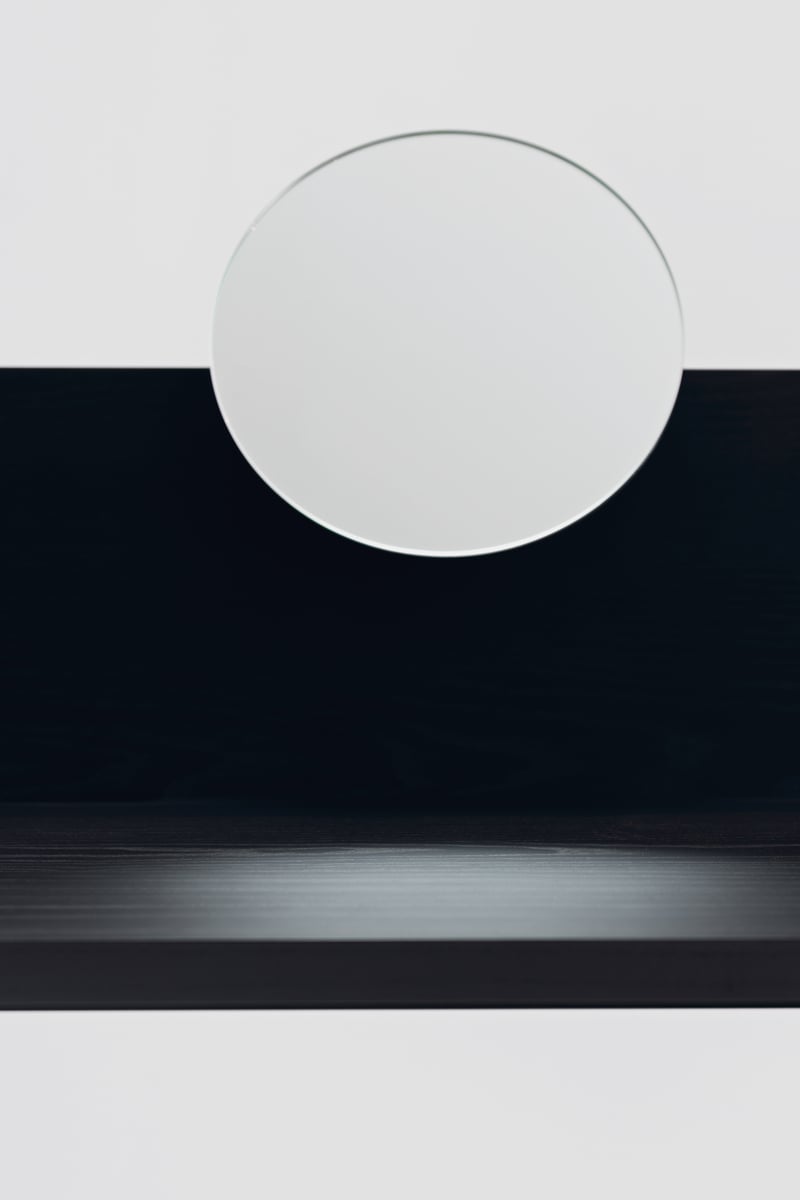 Sagyo magnet mirror, black