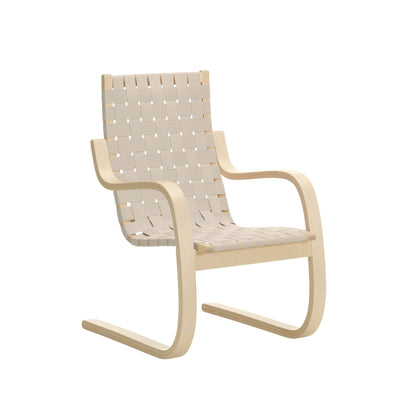 Artek Armchair 406 — birch/natural-white