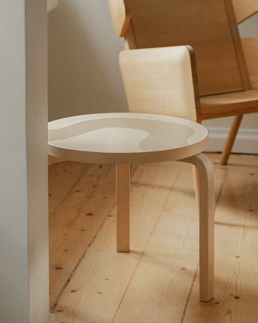 Aalto table 90D, Artek + Marimekko, Seireeni